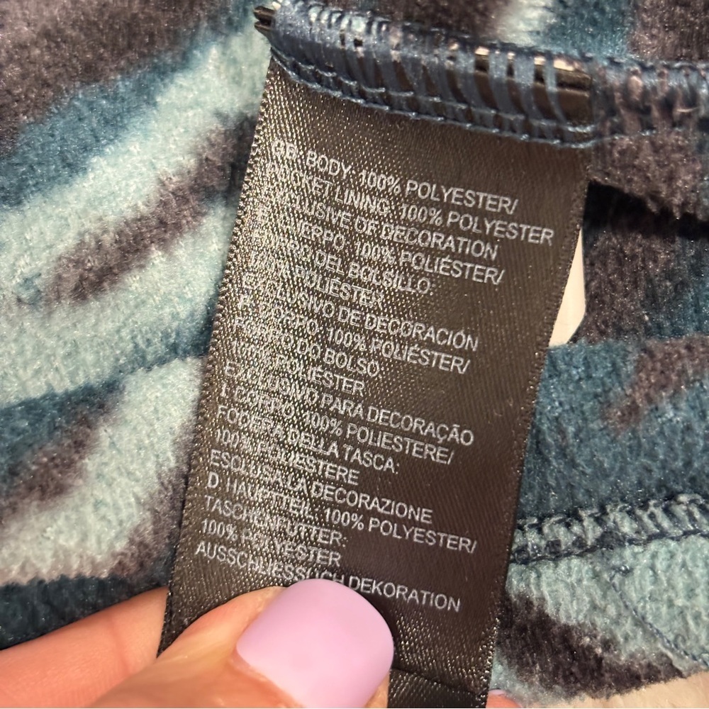 The North Face TKA Glacier Cowl Turtleneck Fleece Pullover Camo Green woman’s Lg - Picture 7 of 12